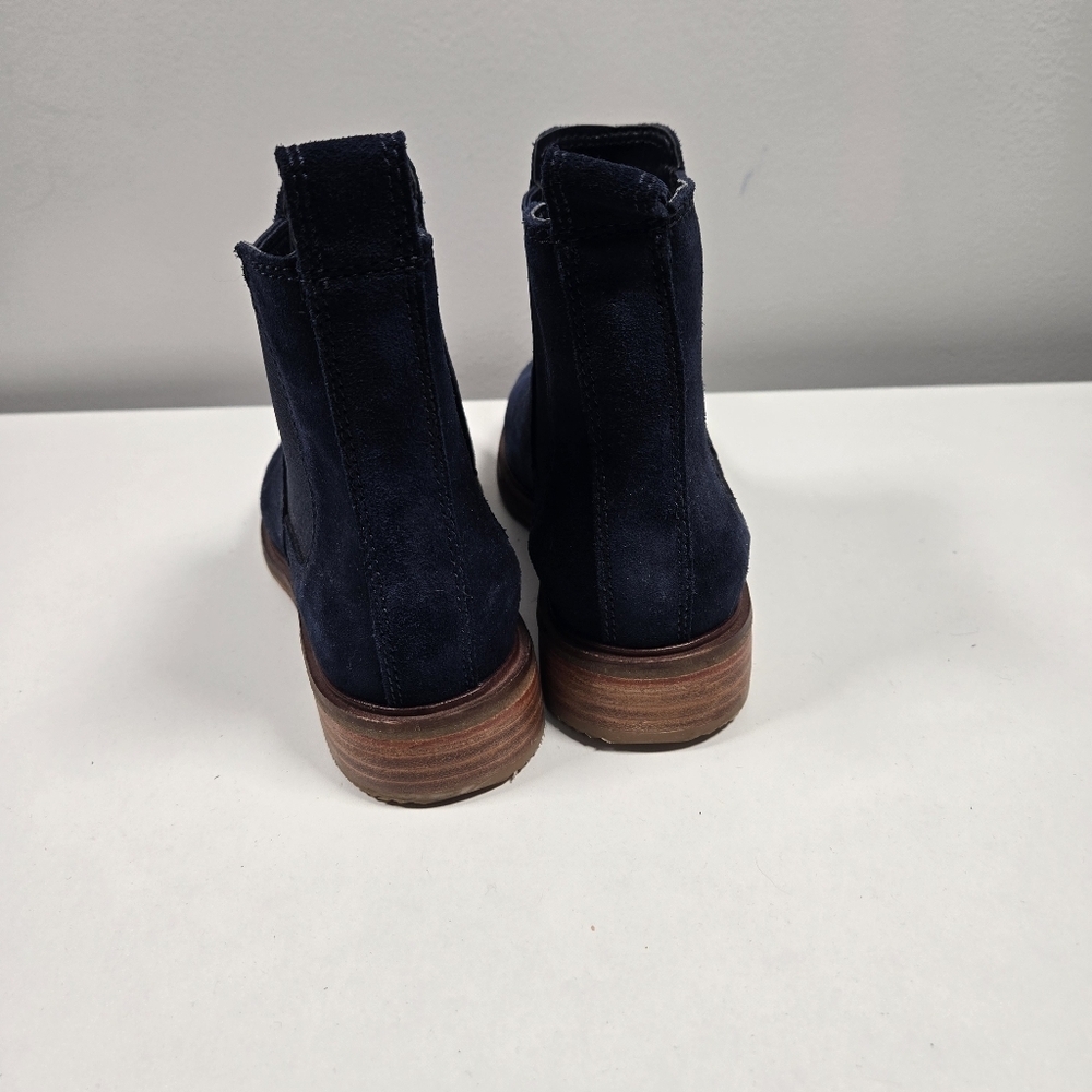 Clarks Blue Standard Fit Leather Havisham Top Boots - Picture 4 of 7